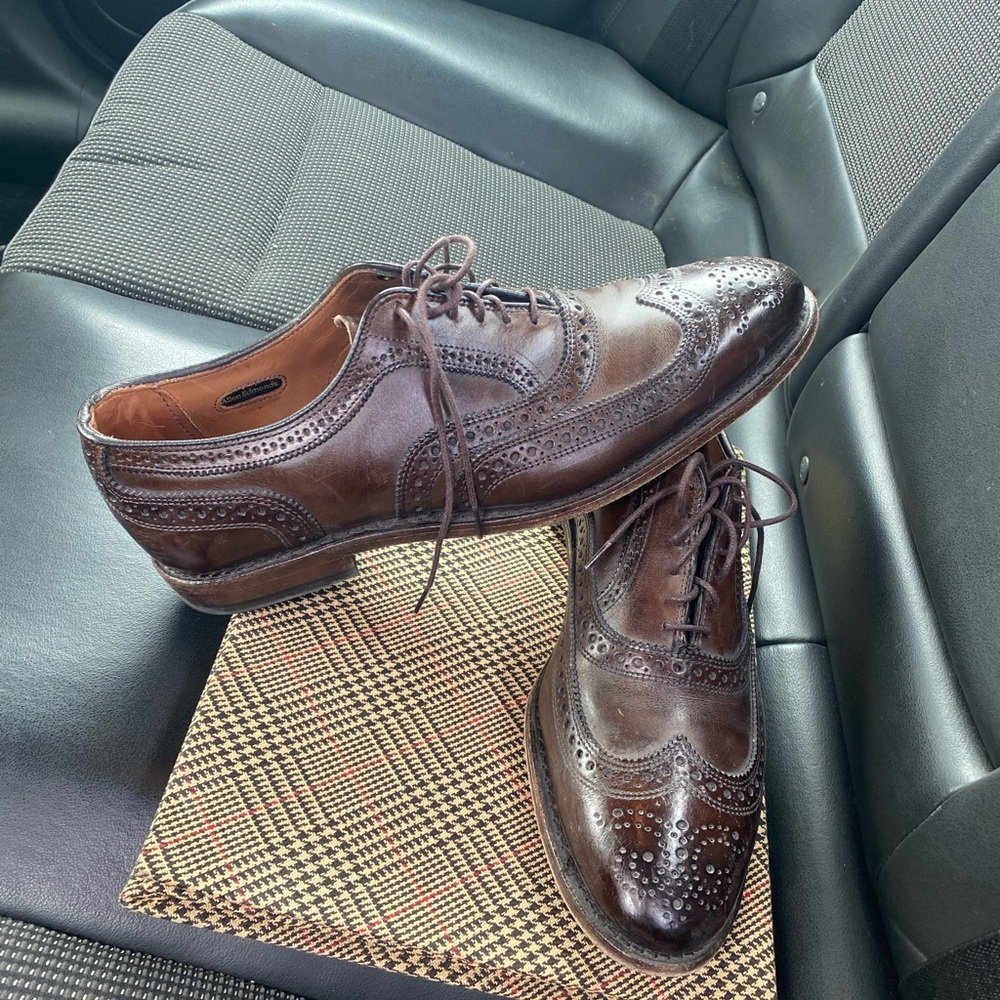 Allen Edmonds McAllister brown size 10 Pristine